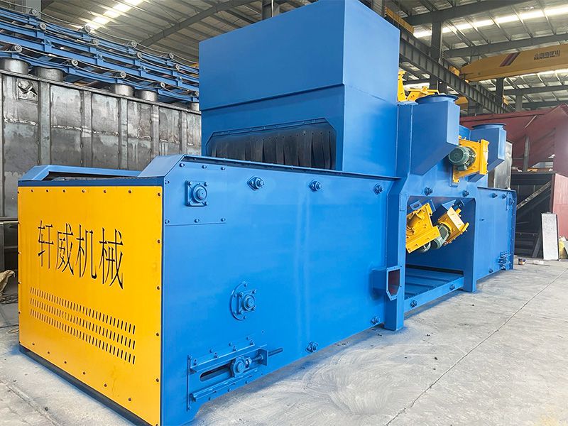 Mesh belt shot blasting machine