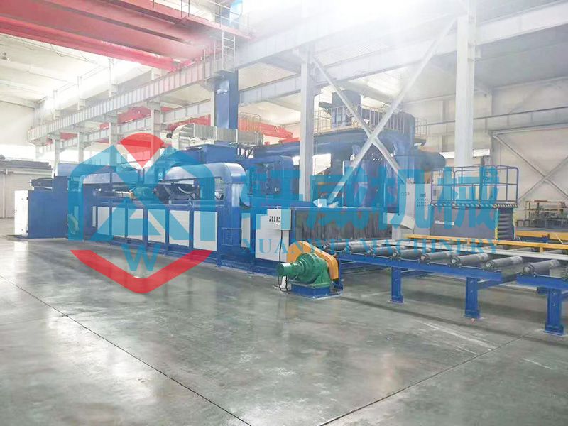 Q69 steel plate pretreatment line