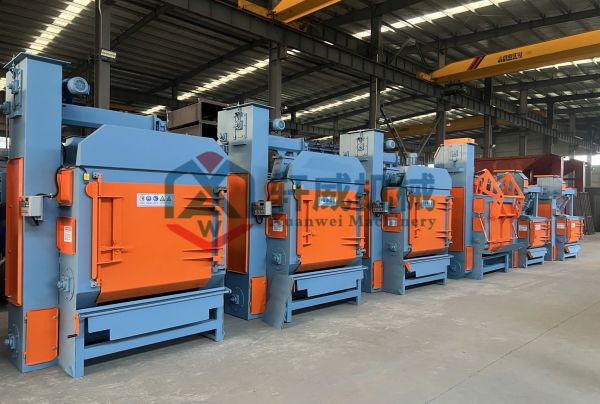 No need to install track type shot blasting machine