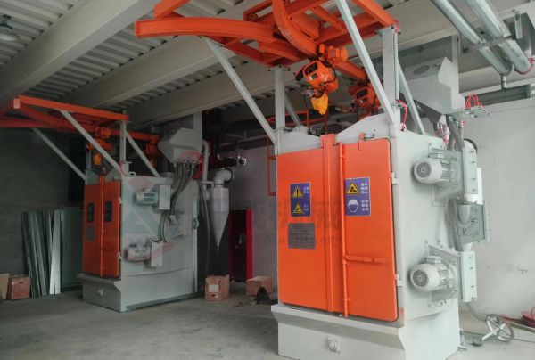 Q378 single hook shot blasting machine