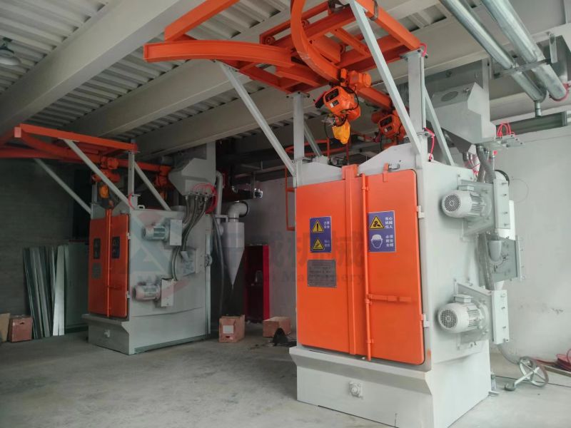 Q378 single hook shot blasting machine