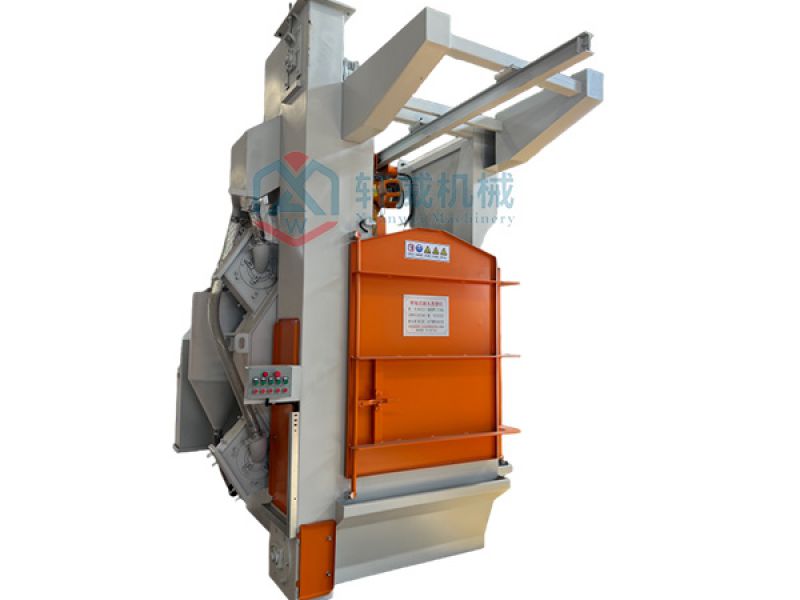 Hook type integrated shot blasting machine