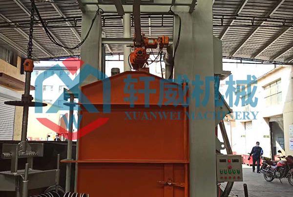 Integrated hook sanding machine