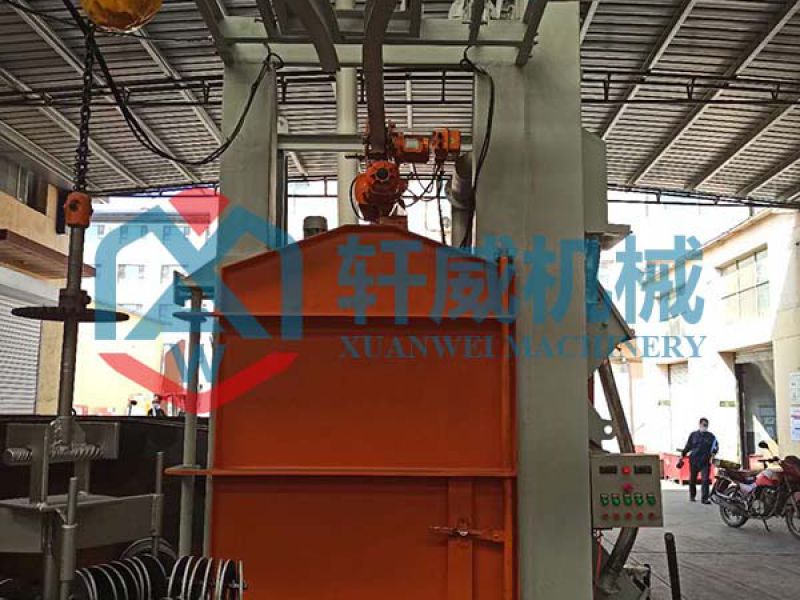 Integrated hook sanding machine