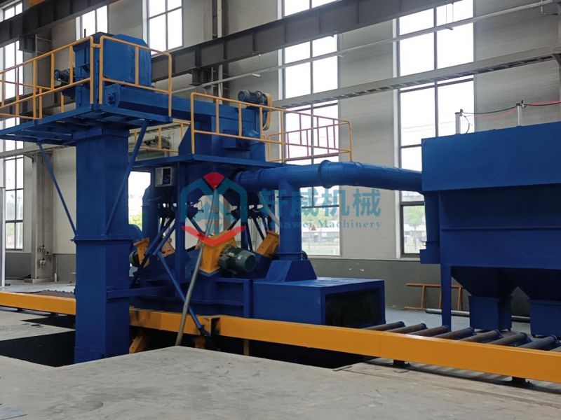 H-beam I-beam shot blasting machine