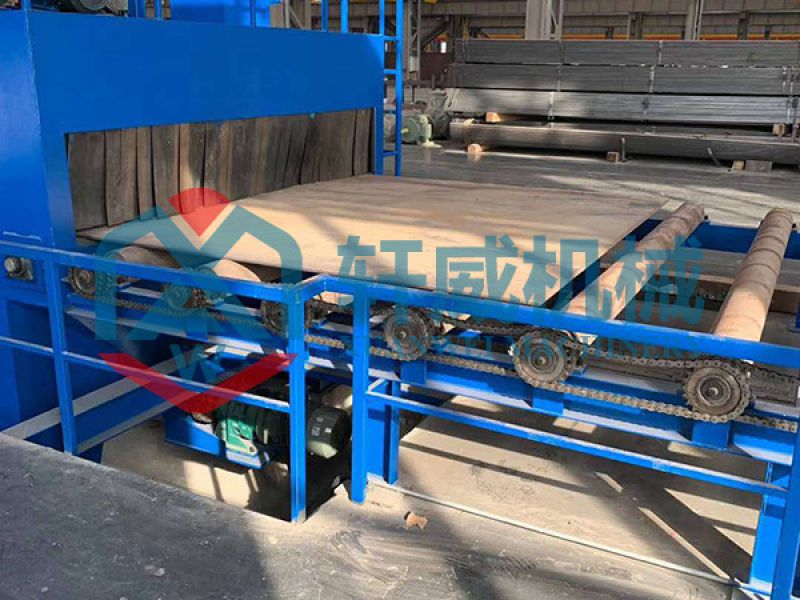 Steel plate rust removal and cleaning equipment