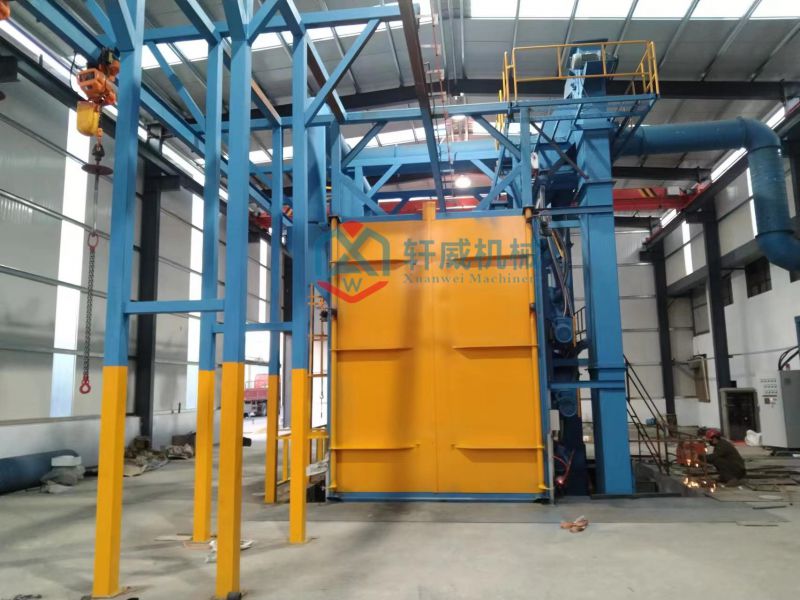 Q48 Suspension Chain Step Through Shot Blasting Machine