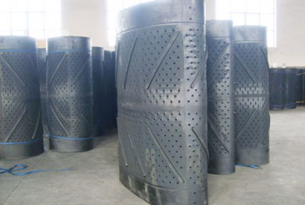 Wear resistant rubber track