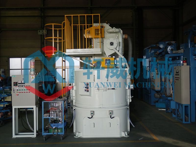 Rotary table shot blasting machine