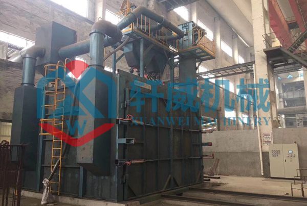 Trolley shot blasting equipment