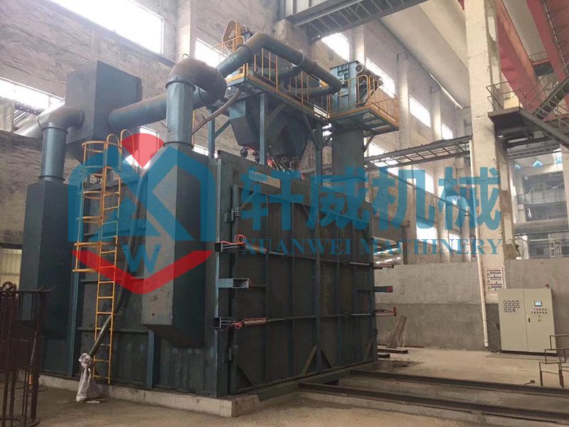 Trolley shot blasting equipment