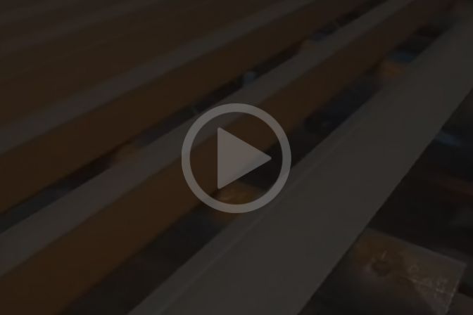 Steel shot blasting effect