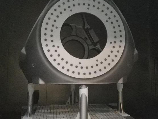 Lifting hook shot blasting machine workpiece effect