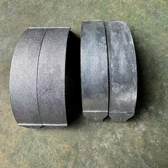 Crawler through shot blasting machine workpiece effect